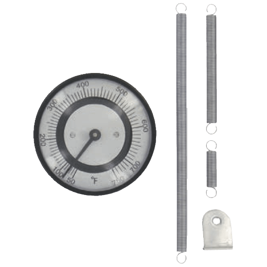 Dwyer Pipe-Mount Bimetal Surface Thermometer, Series BTP